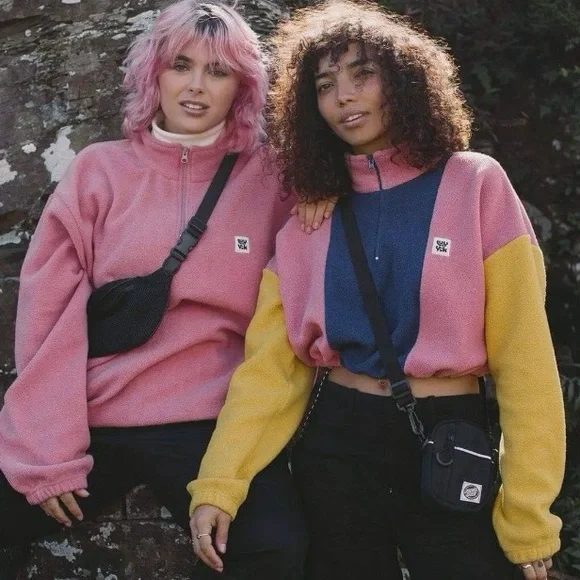 Lucy & Yak Cropped Polar Fleece - Picture 1 of 4